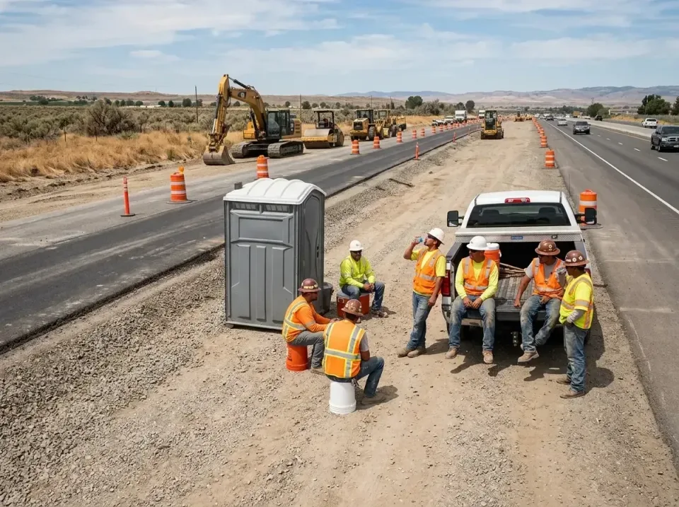 highway-road-construction-crew-007 — frequently asked questions, Porta Potty and Restroom Rentals in Discovery Bay, CA